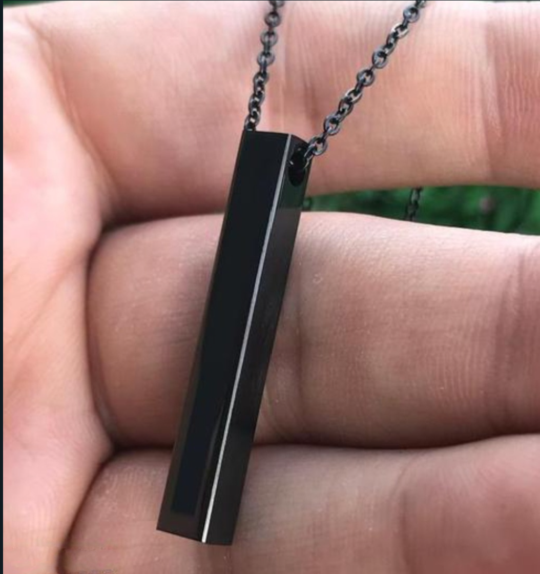 Cuboid Stick Custom Locket Chain
