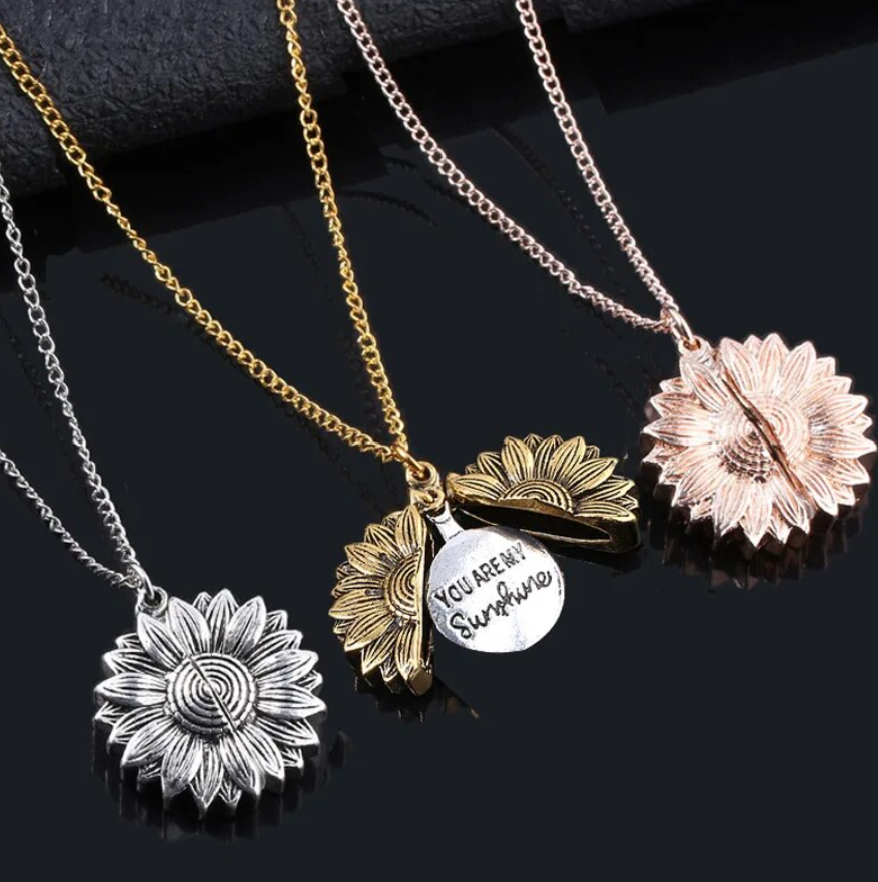 You are My Sunshine Rose Gold Plated Engraved Chain