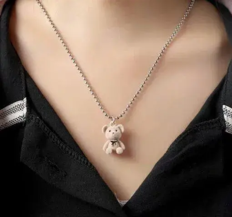 Beautiful Teddy Bear Pendent Chain