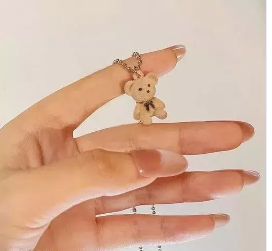 Beautiful Teddy Bear Pendent Chain