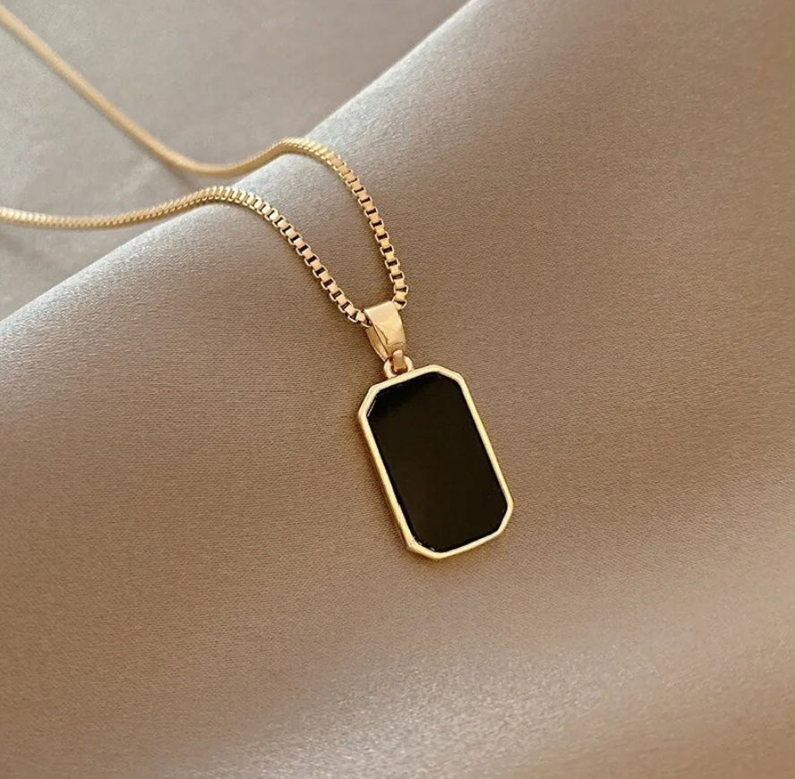 Gold Plated Stone Chain