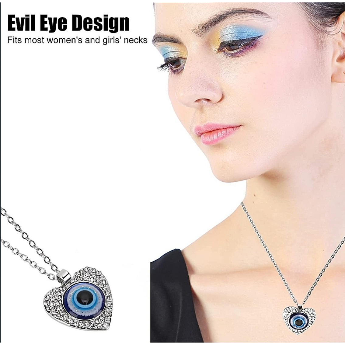Cute Evil Eye Necklace Chain