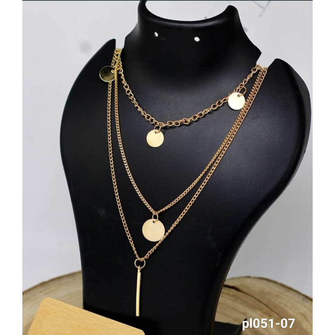 Layered Necklace Beads Leaf Jewellery