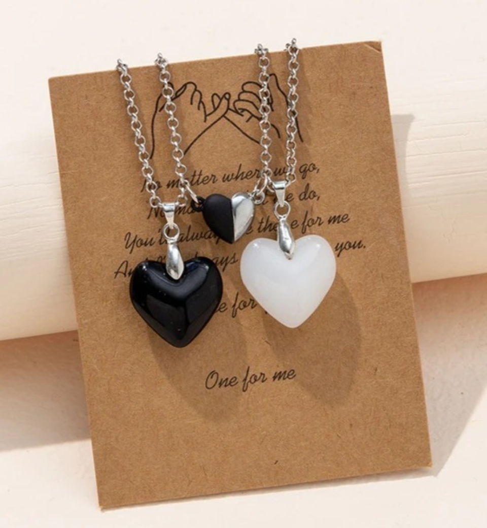 Couple Natural Stone Necklaces