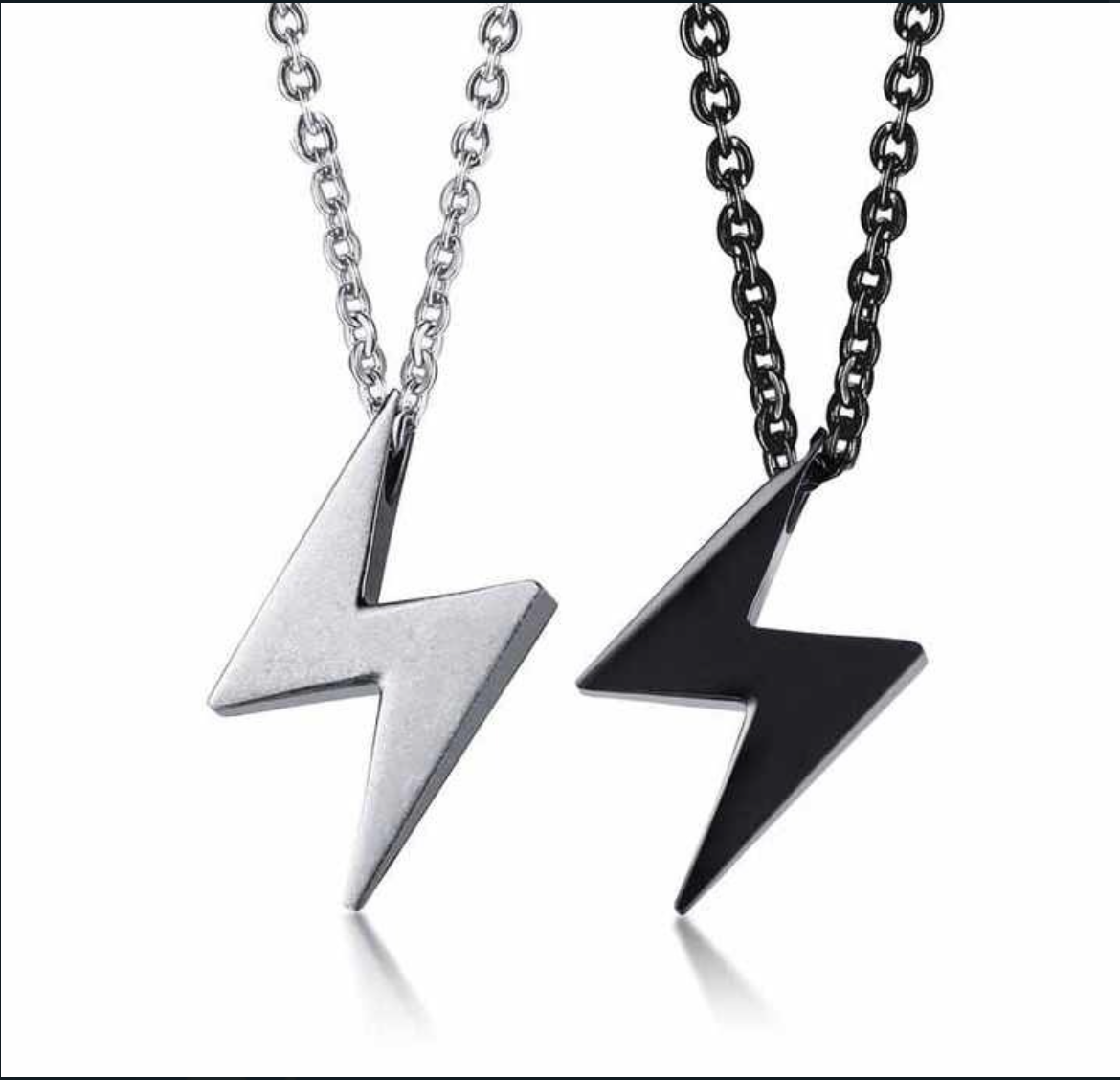Silver Flash Pendant Chain