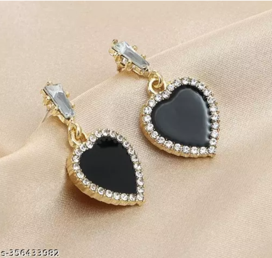 Heart Drop Earrings