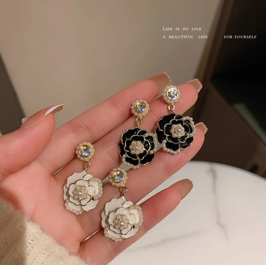 Flower Drop Earring
