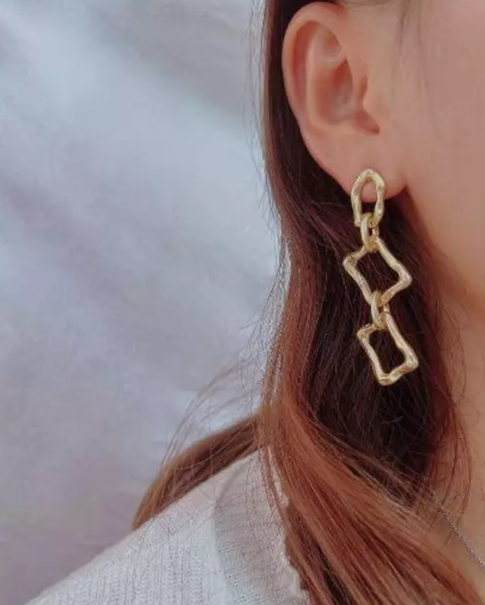 Cubic Zirconia Creative Hoop Earring