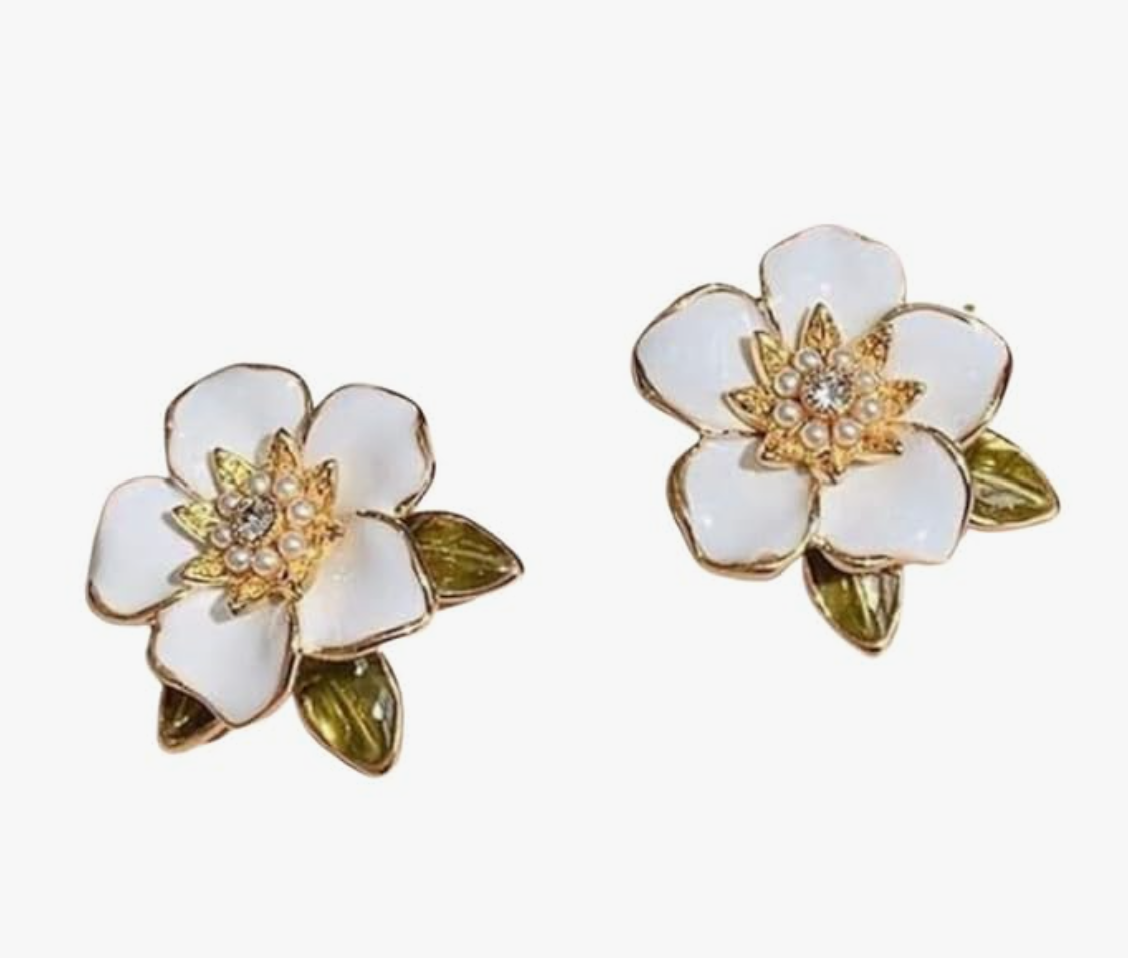 Stunning Flower Stud Earring