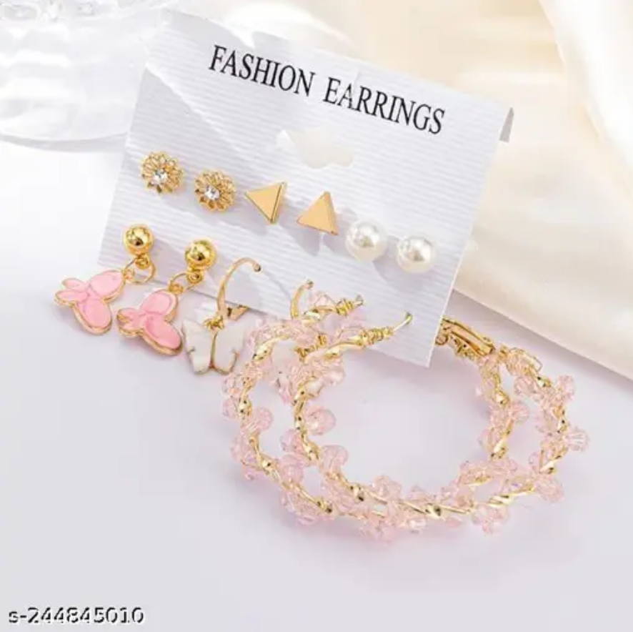 Gold Plated Earrings Combo