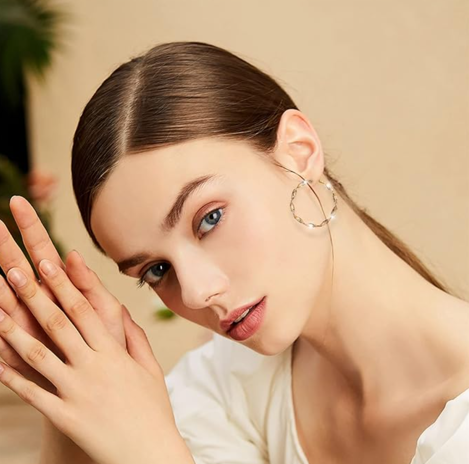 Metal Circle Hoop Earring
