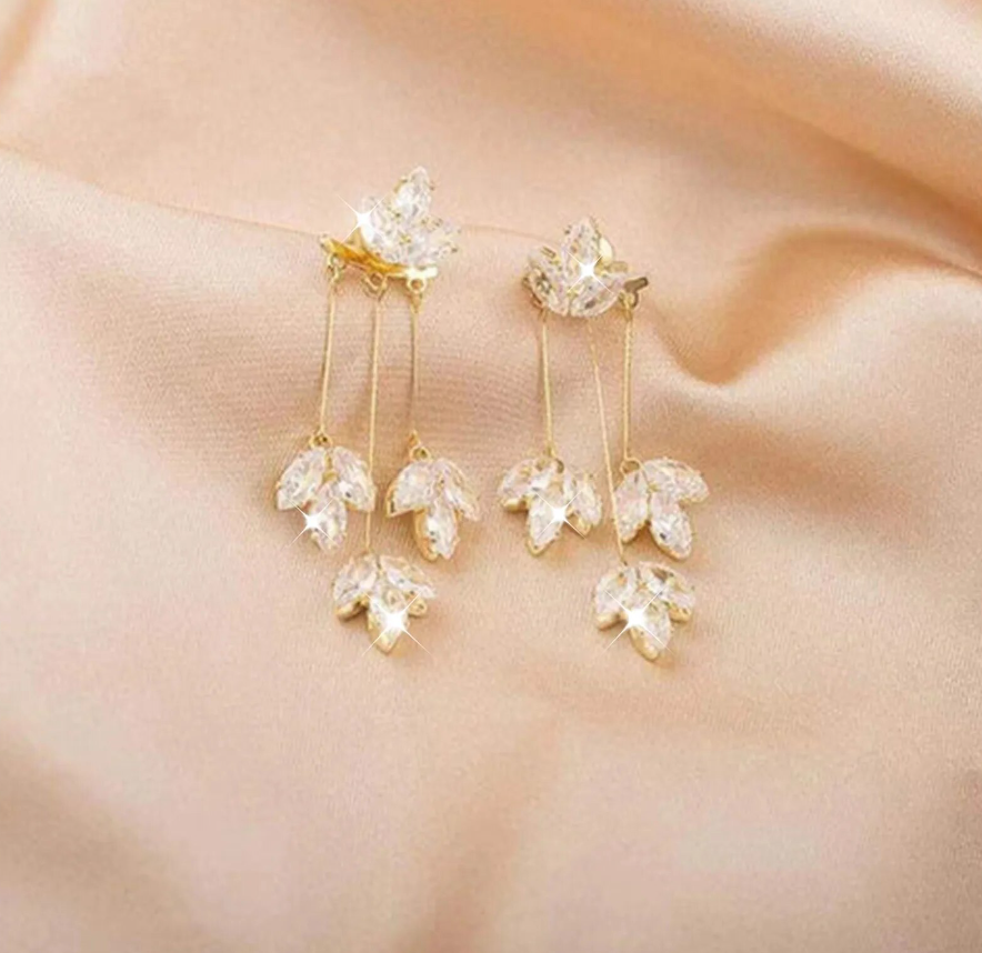 Maple Tree Leaves Cute Drop Earrings