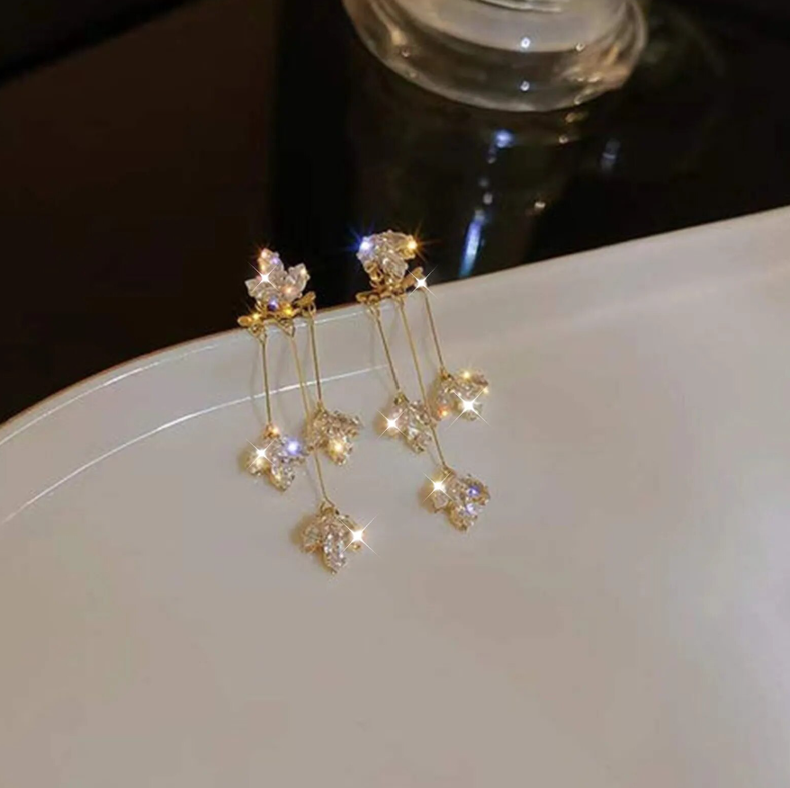 Maple Tree Leaves Cute Drop Earrings