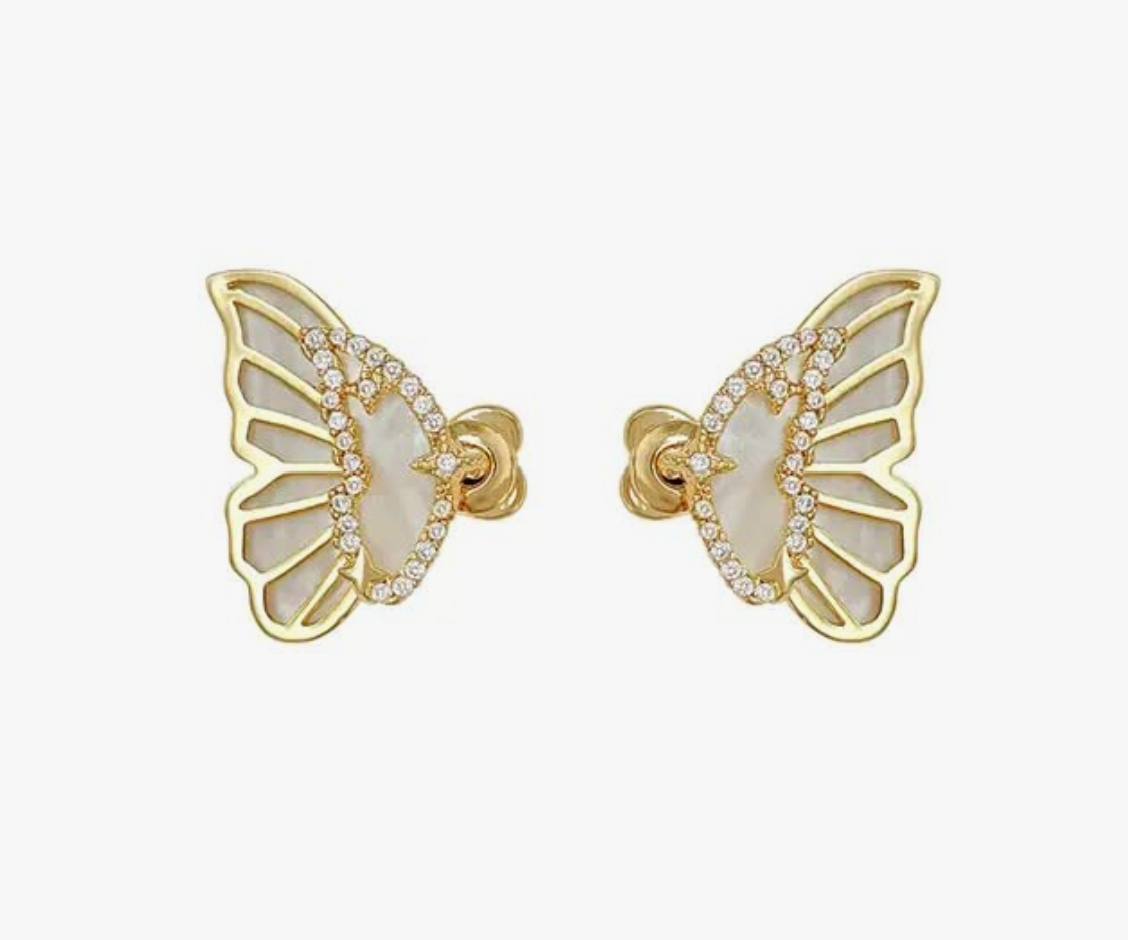 Double sided Butterfly Ear Cuff Earring