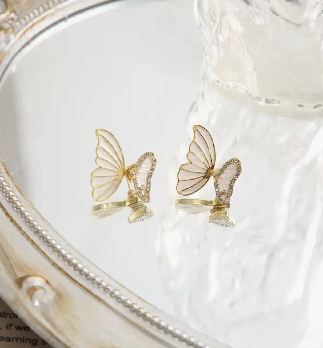 Double sided Butterfly Ear Cuff Earring