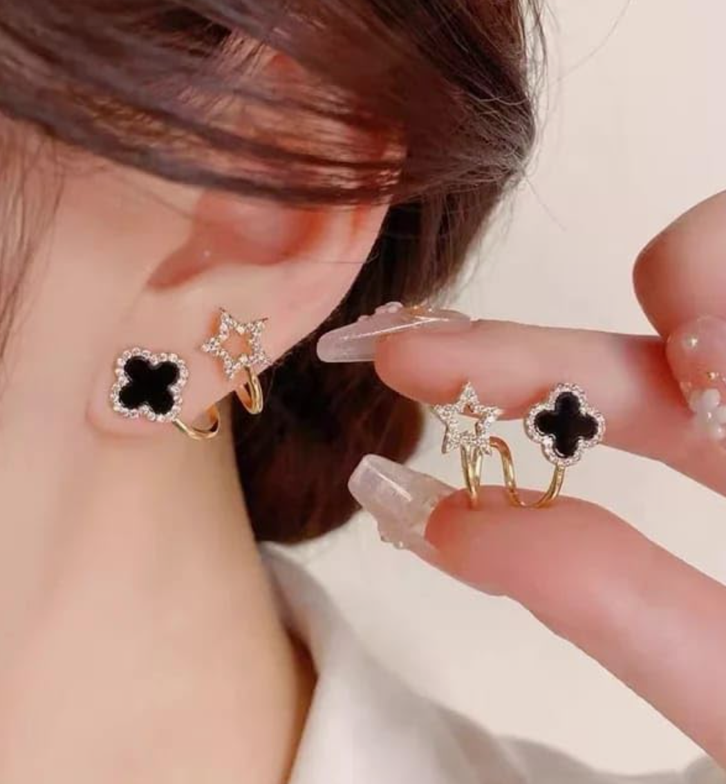 Four Leaf Clover Stud Earring