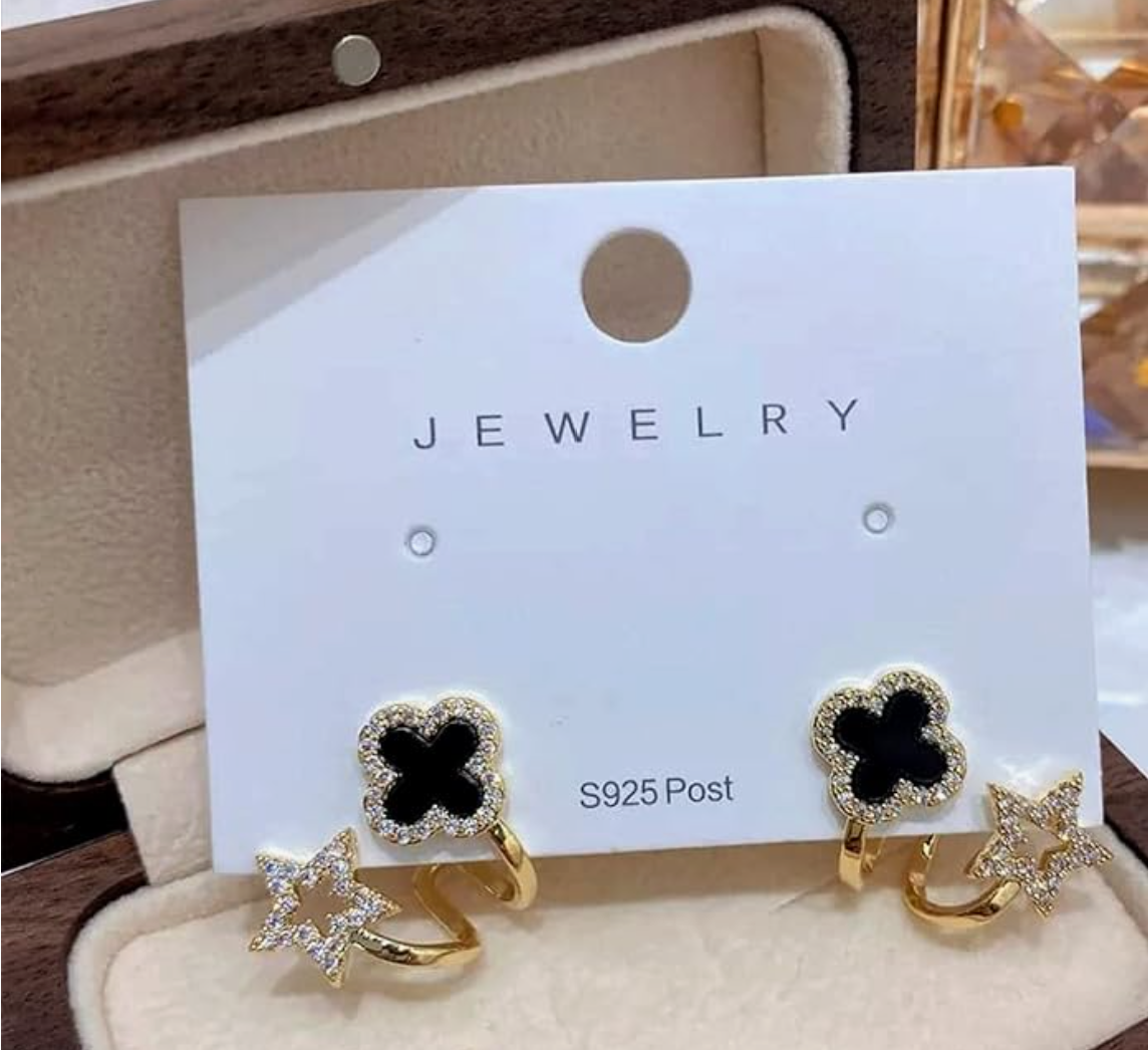 Four Leaf Clover Stud Earring