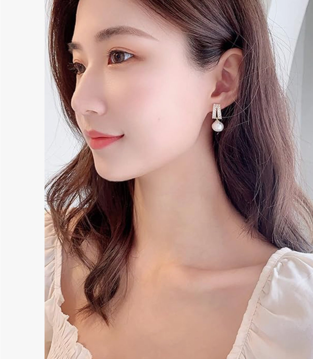 Gold Plated Pearl Tiny Stud Earring