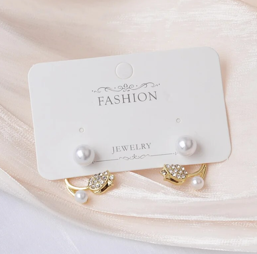 Lotus Stud Earring