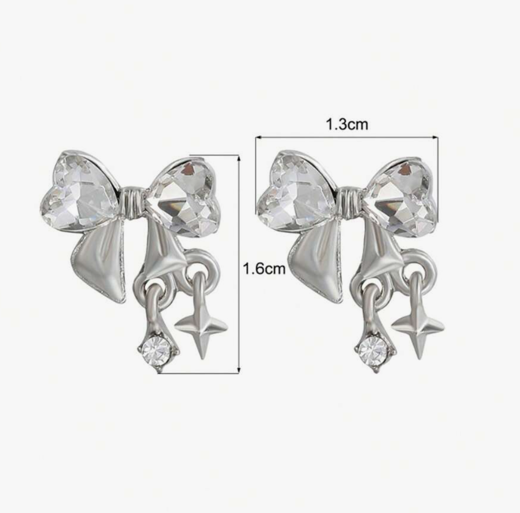 Star & Bowknot Stud Earring