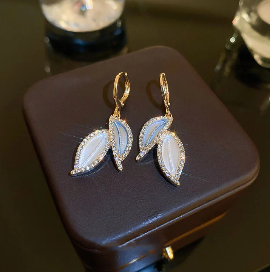 Leaf Drop Earrings