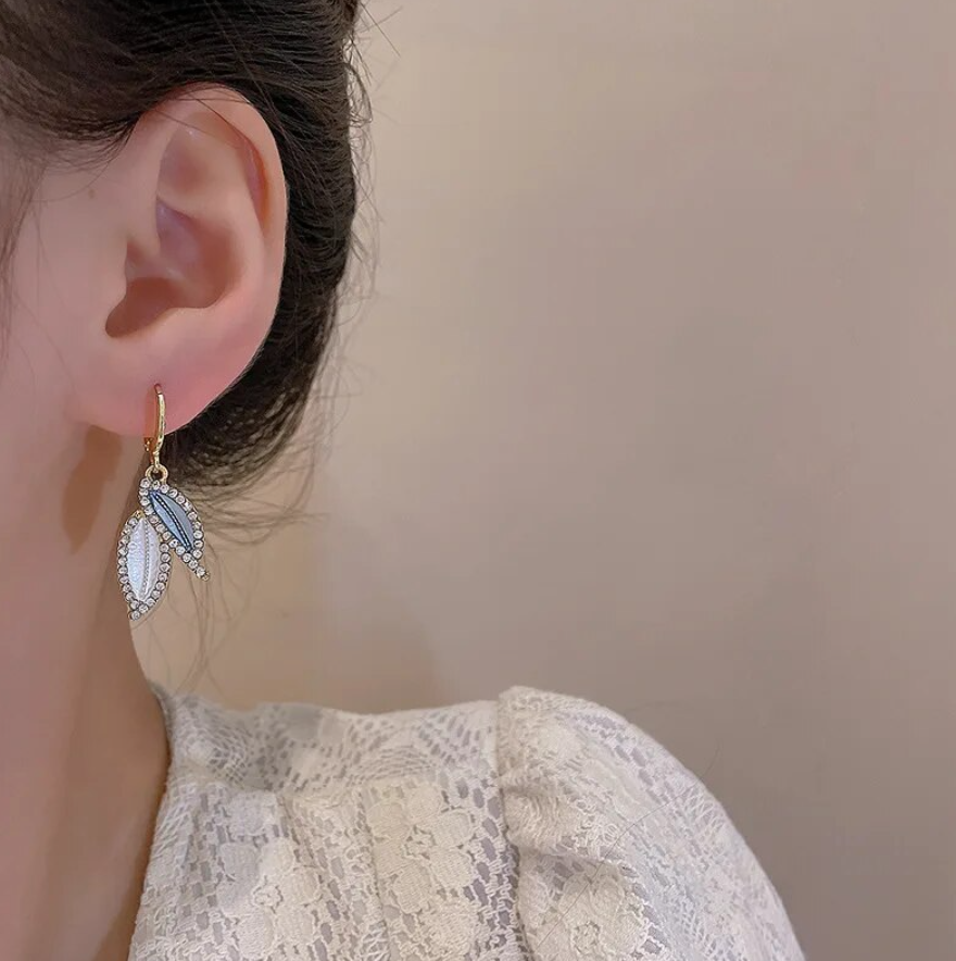 Leaf Drop Earrings