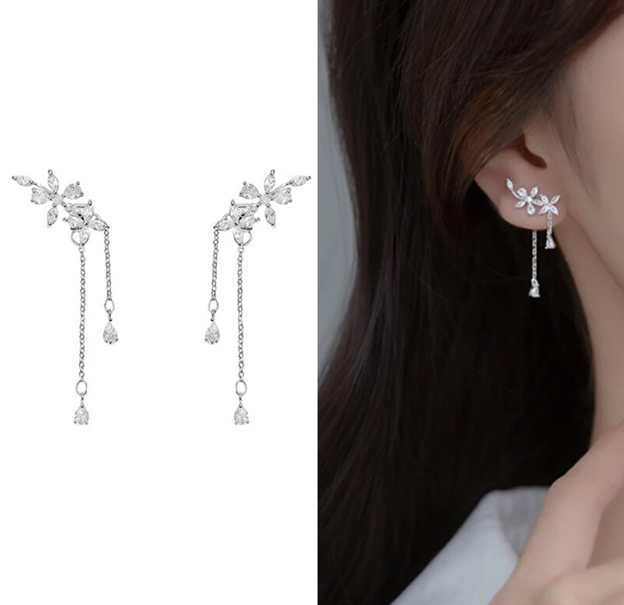 Leaves Wrap Drop Earring