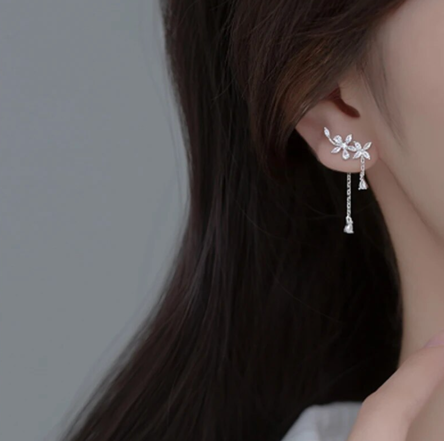 Leaves Wrap Drop Earring