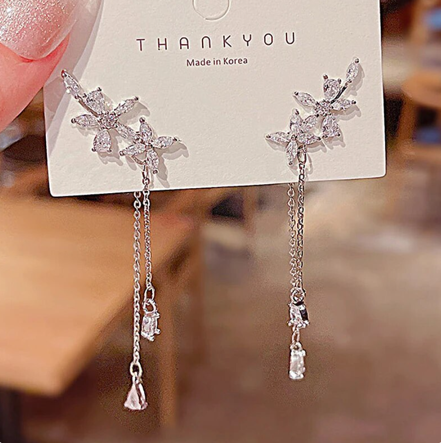 Leaves Wrap Drop Earring