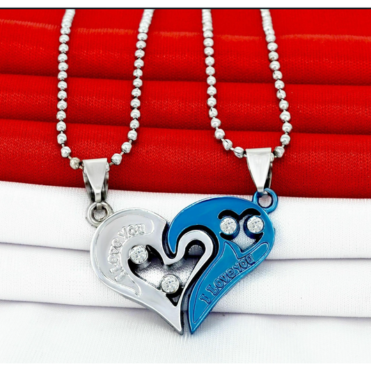 Broken Heart Romantic Duo Chain