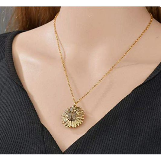 You are My Sunshine Gold Plated Engraved Chain