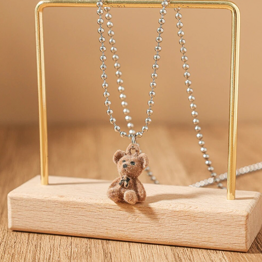 Beautiful Teddy Bear Pendent Chain