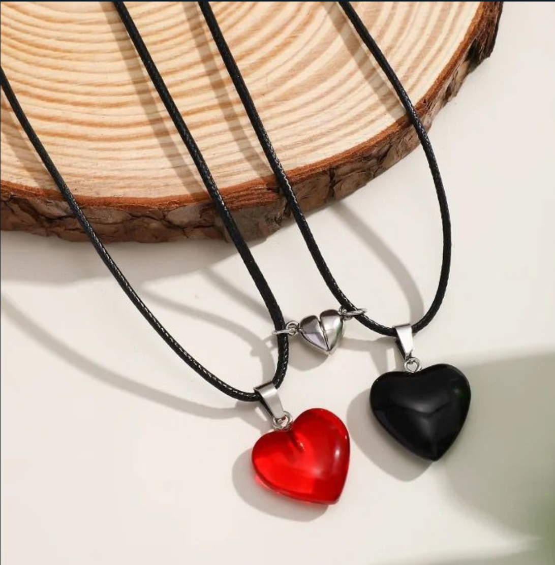 Couple Natural Stone Necklaces