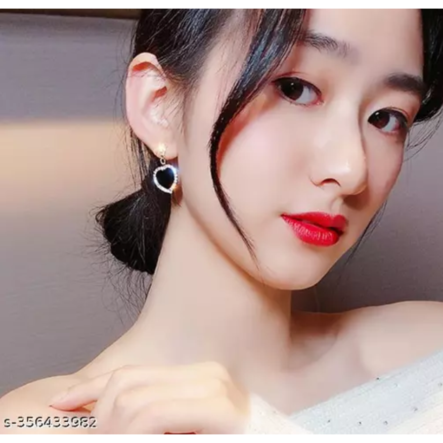 Heart Drop  Earrings