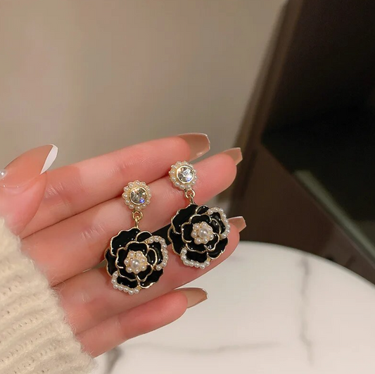 Flower Drop Earring