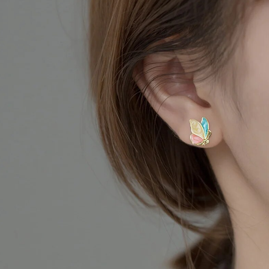 Beautiful Butterfly Stud Earring