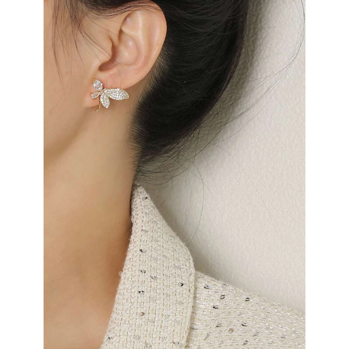 Stylish Stone Stud Earrings