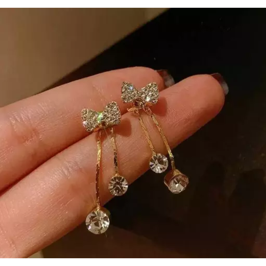 Bow Drop Dangle Earring
