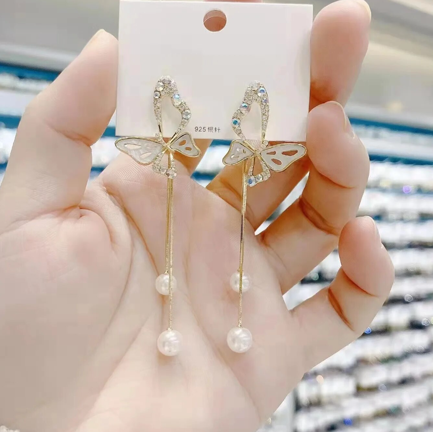 Stunning Butterfly Tassel Earring