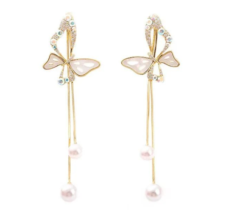 Stunning Butterfly Tassel Earring
