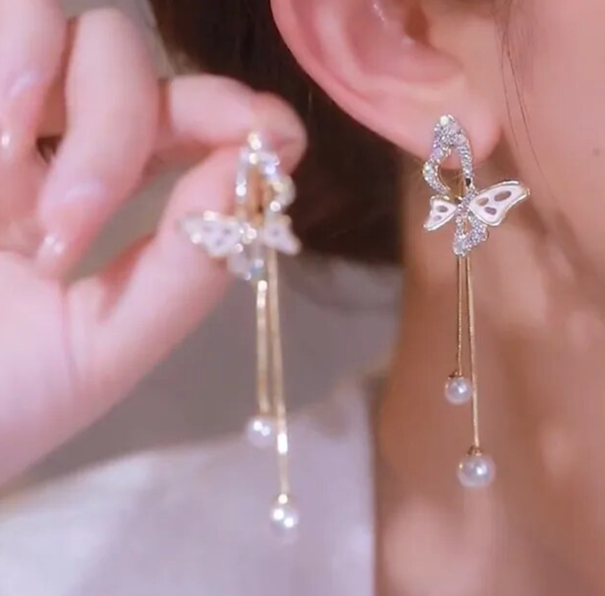 Stunning Butterfly Tassel Earring