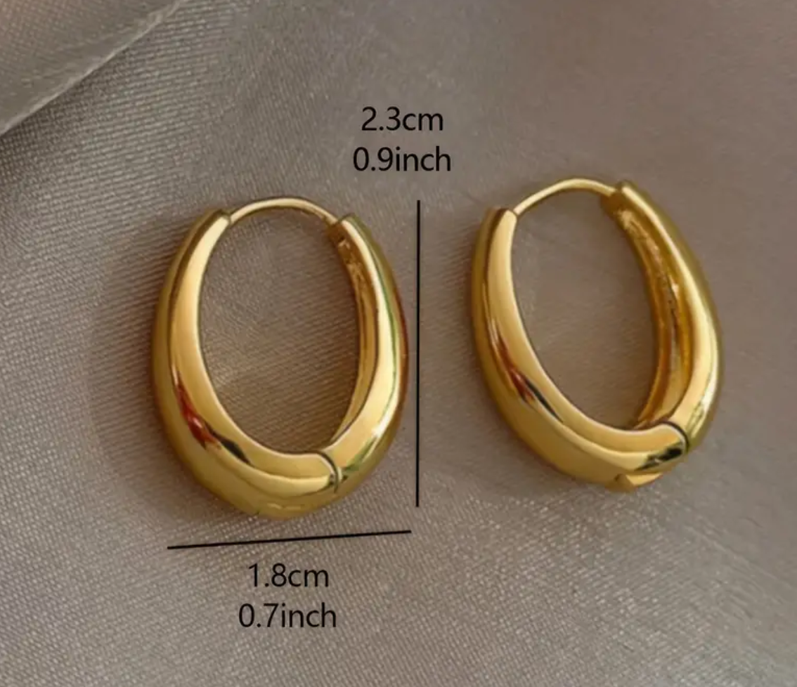 Gold Hoop Earring