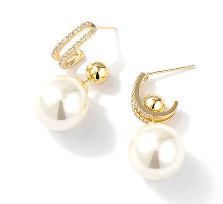 Gold Plated Drop Earring