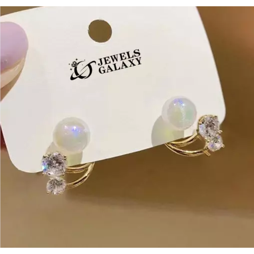 Soft Wrap Style Stud Earring