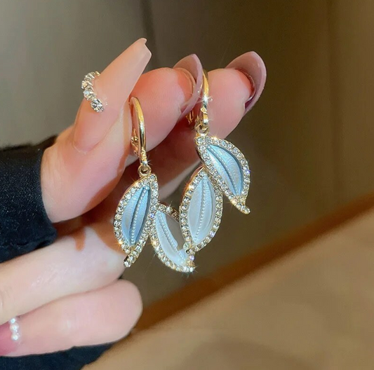 Leaf Drop Earrings