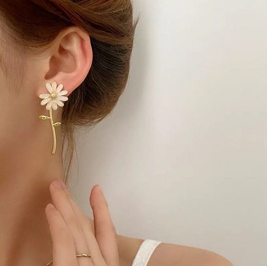 Flower Drop Earrings